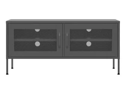 Best Móvel de TV aço 105x35x50 cm antracite PT488338 Cinza antracite