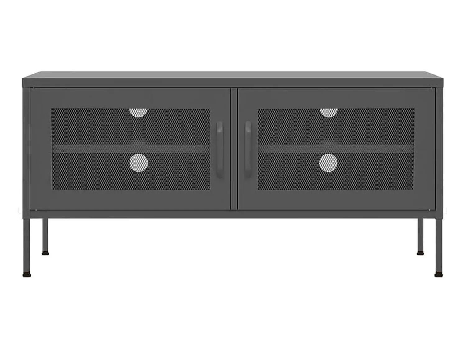 Best Móvel de TV aço 105x35x50 cm antracite PT488338 Cinza antracite