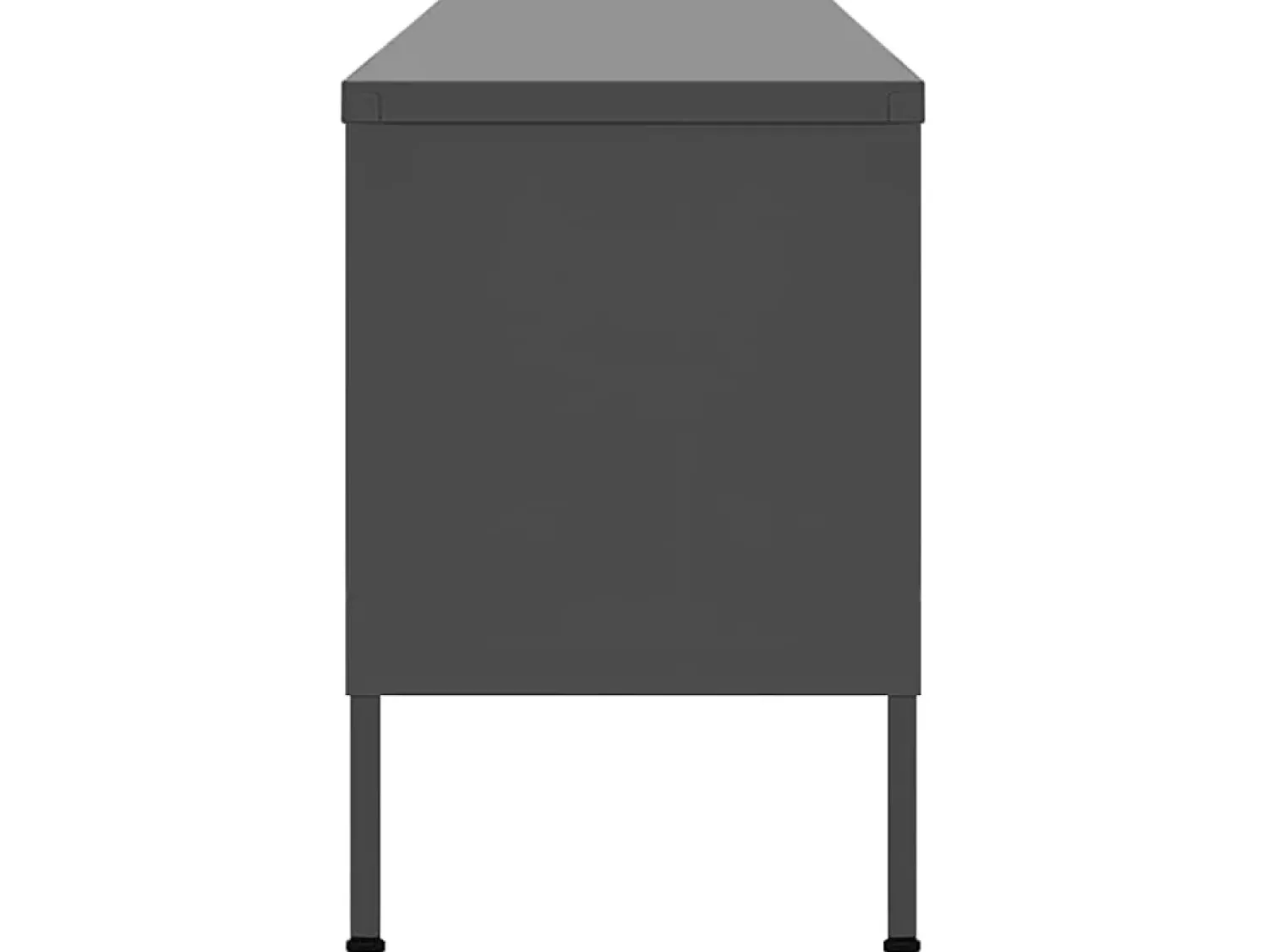 Best Móvel de TV aço 105x35x50 cm antracite PT488338 Cinza antracite