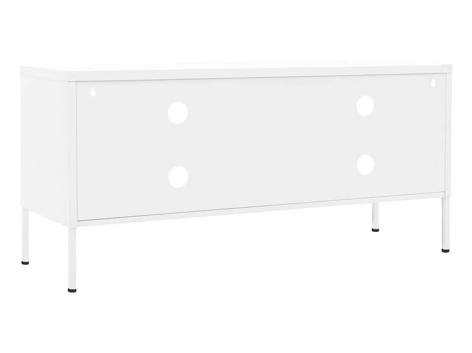 Móvel De Tv* Móvel de TV aço 105x35x50 cm PT826883 Branco