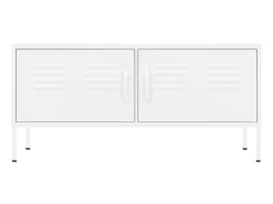 Móvel De Tv* Móvel de TV aço 105x35x50 cm PT826883 Branco