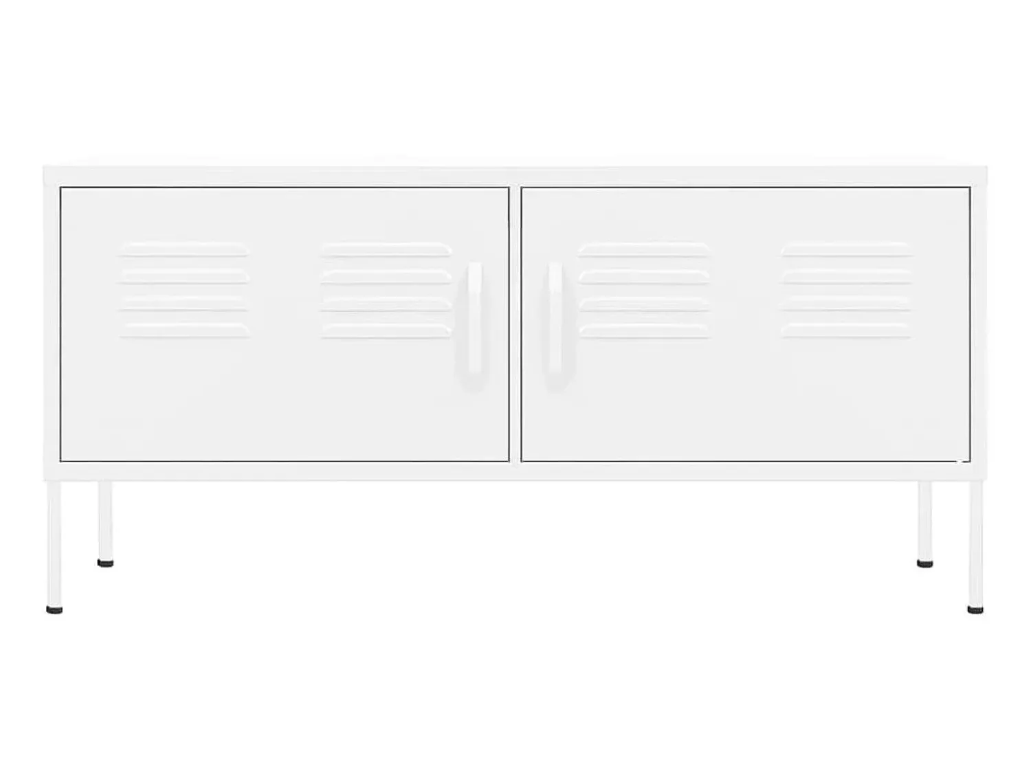 Móvel De Tv* Móvel de TV aço 105x35x50 cm PT826883 Branco
