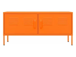 Móvel De Tv| Móvel de TV aço 105x35x50 cm laranja PT469258 Cor de laranja
