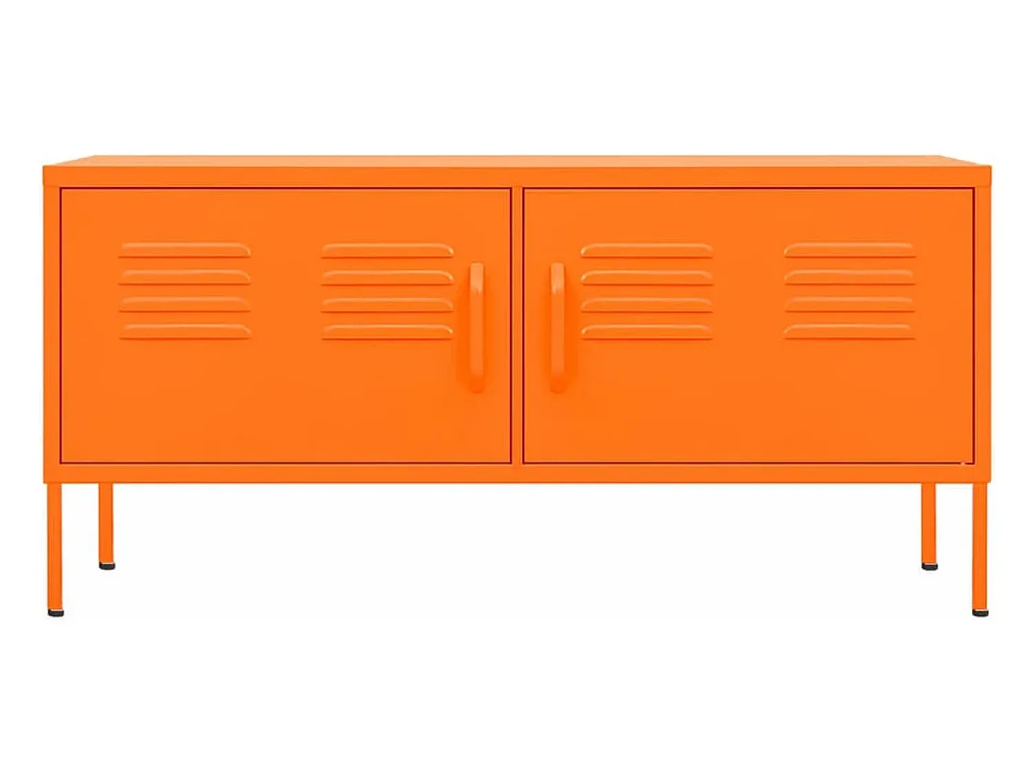 Móvel De Tv| Móvel de TV aço 105x35x50 cm laranja PT469258 Cor de laranja