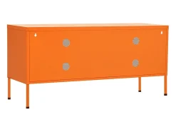 Móvel De Tv* Móvel de TV aço 105x35x50 cm laranja PT499081 Cor de laranja