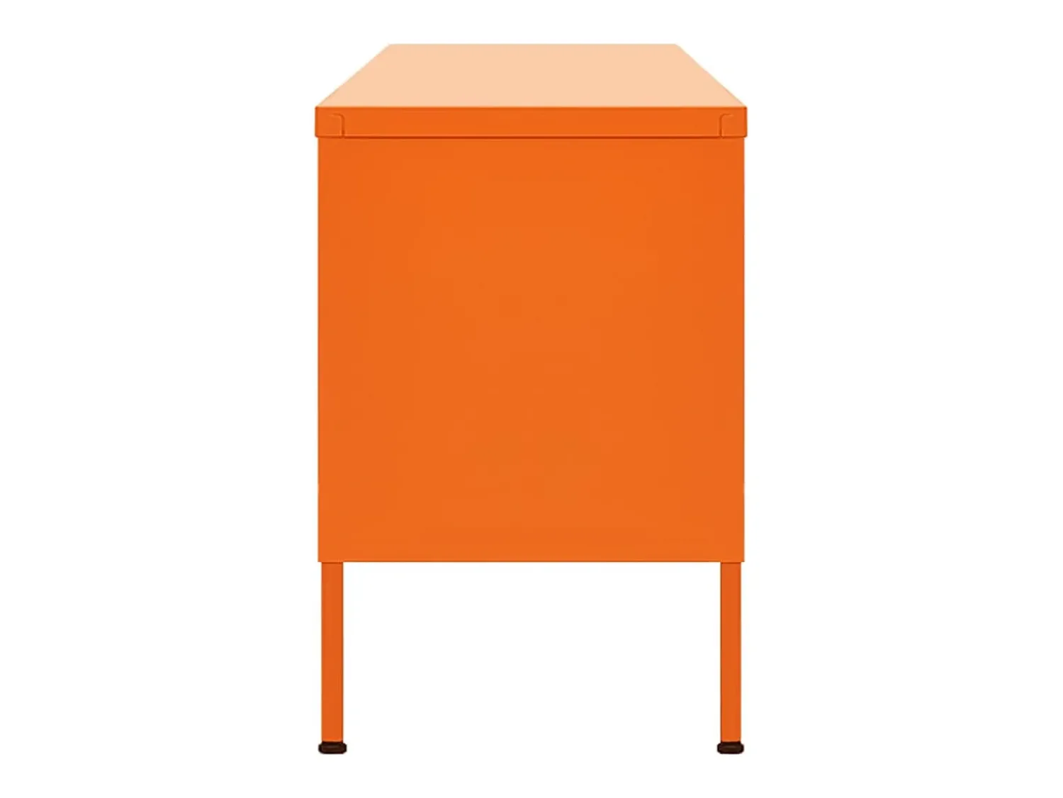 Móvel De Tv* Móvel de TV aço 105x35x50 cm laranja PT499081 Cor de laranja