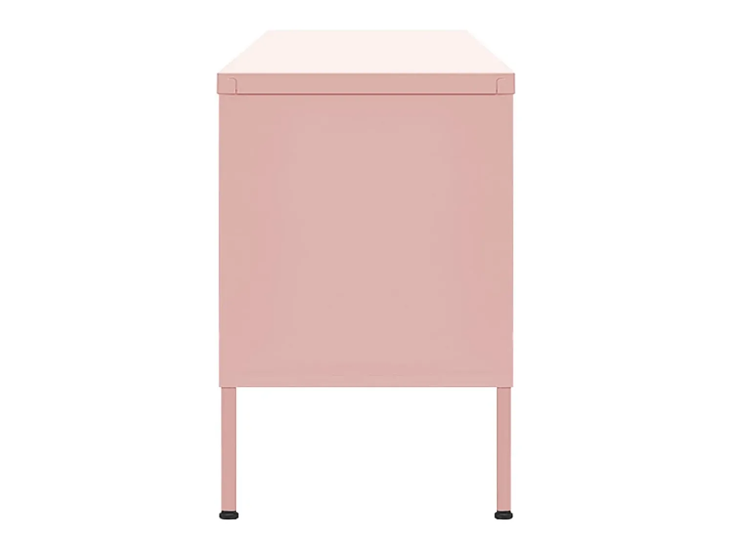 New Móvel de TV aço 105x35x50 cm PT324792 Rosa