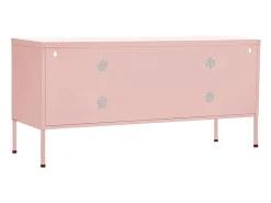 New Móvel de TV aço 105x35x50 cm PT324792 Rosa