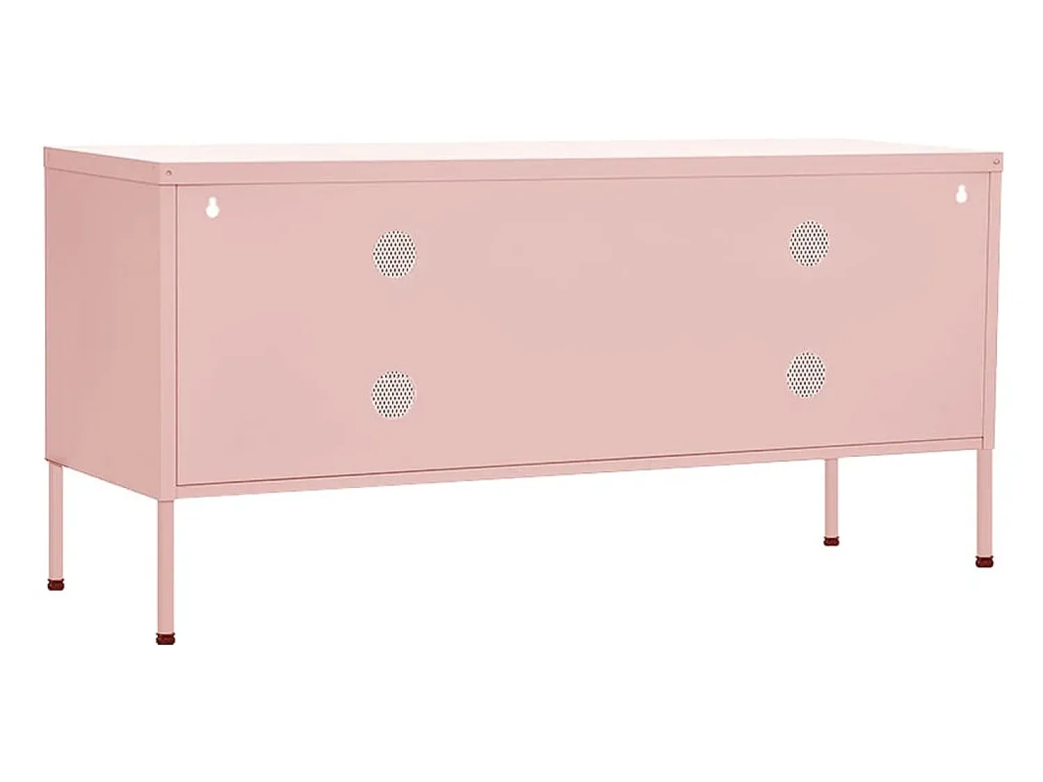 New Móvel de TV aço 105x35x50 cm PT324792 Rosa