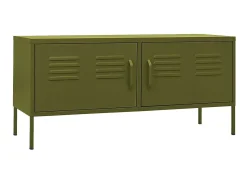 Móvel De Tv| Móvel de TV aço 105x35x50 cm -azeitona PT626855 Verde