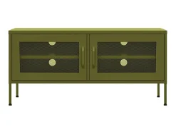Discount Móvel de TV aço 105x35x50 cm -azeitona PT868515 Verde