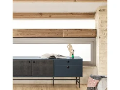 Móvel De Tv| Móvel de TV 180x40 cm Azul