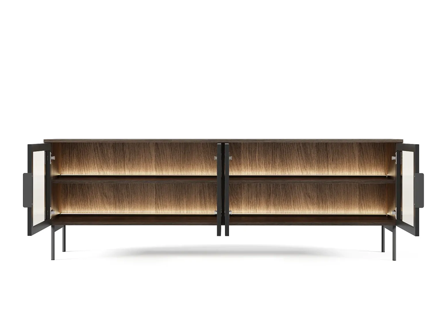 Discount Móvel de TV, carvalho Dunin, 181,3 x 61,6 x 39,3 cm Castanho