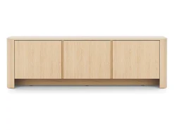 Móvel de TV, Carvalho Vicenza, 168 x 39 x 52 cm | Móvel moderno com cantos arredondados^ Móvel De Tv