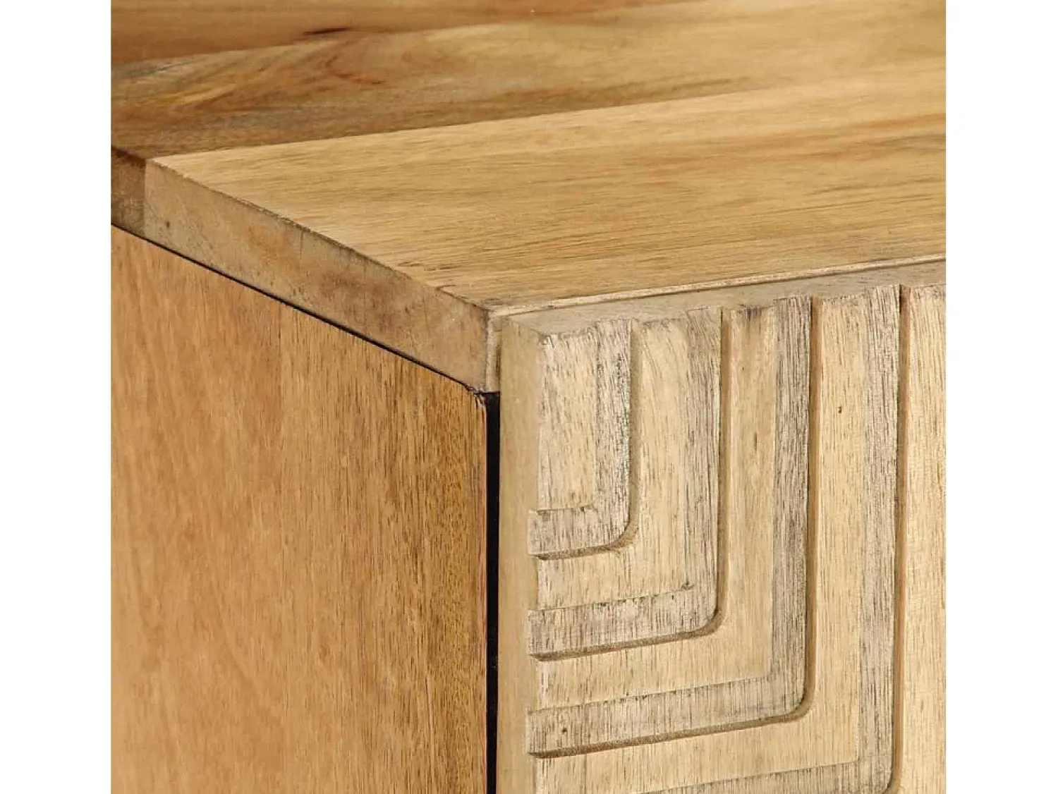 Sale vidaxl Móvel de TV castanho 105x33x46 cm madeira de mangueira maciça Natural claro
