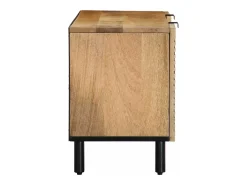Sale vidaxl Móvel de TV castanho 105x33x46 cm madeira de mangueira maciça Natural claro