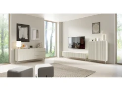 Móvel De Tv| Móvel de TV, caxemira, 147 x 51,2 x 39,8 cm Bege