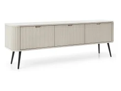 Móvel de TV: Caxemira, patas Pretas, 168 x 57 x 39 cm^ Móvel De Tv