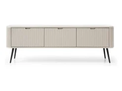 Móvel de TV: Caxemira, patas Pretas, 168 x 57 x 39 cm^ Móvel De Tv