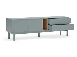 Móvel De Tv|Teulat Móvel de TV cinza pérola 180x40 cm Cinzento claro