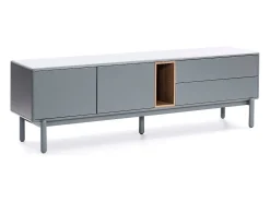 Móvel De Tv|Teulat Móvel de TV cinza pérola 180x40 cm Cinzento claro