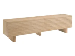 Clearance Vente-unique Móvel de TV com 2 portas 180 cm em MDF - Natural - LUDIMA Natural claro