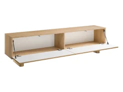 Clearance Vente-unique Móvel de TV com 2 portas 180 cm em MDF - Natural - LUDIMA Natural claro
