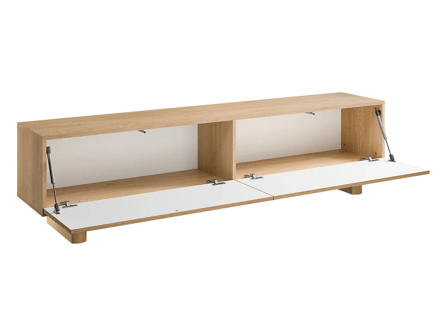 Clearance Vente-unique Móvel de TV com 2 portas 180 cm em MDF - Natural - LUDIMA Natural claro