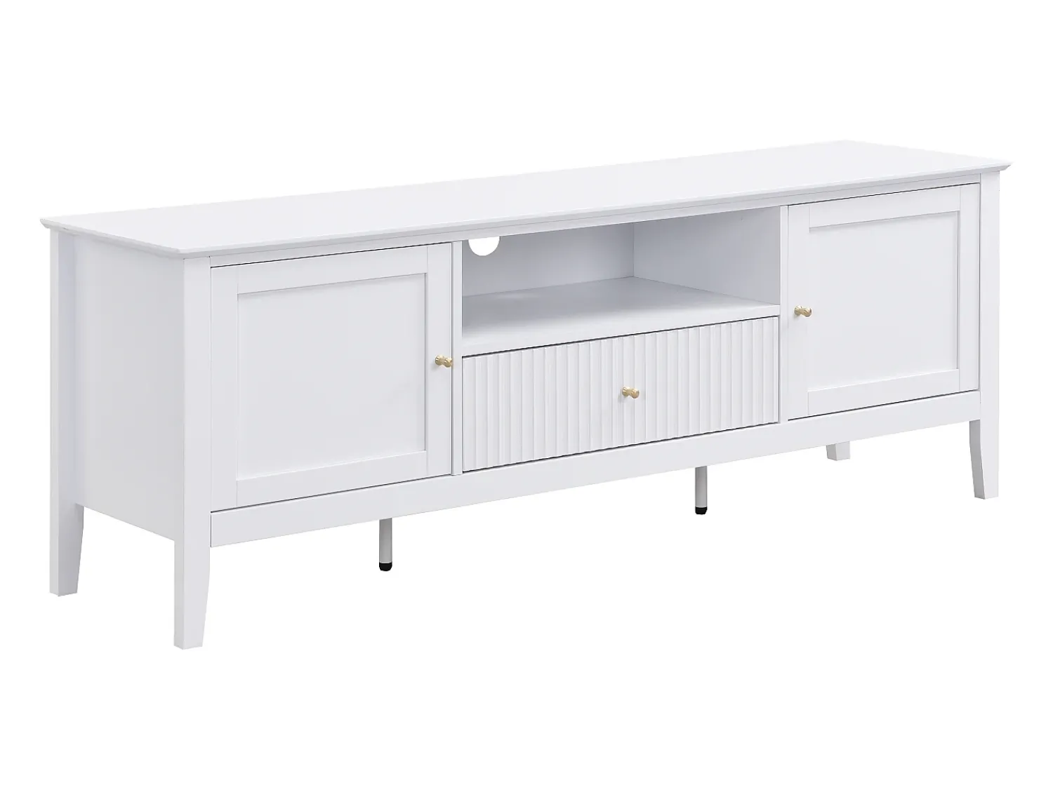 Vente-unique Móvel de TV com 2 portas, 1 gaveta e 1 nicho em MDF - NARIVA^ Móvel De Tv