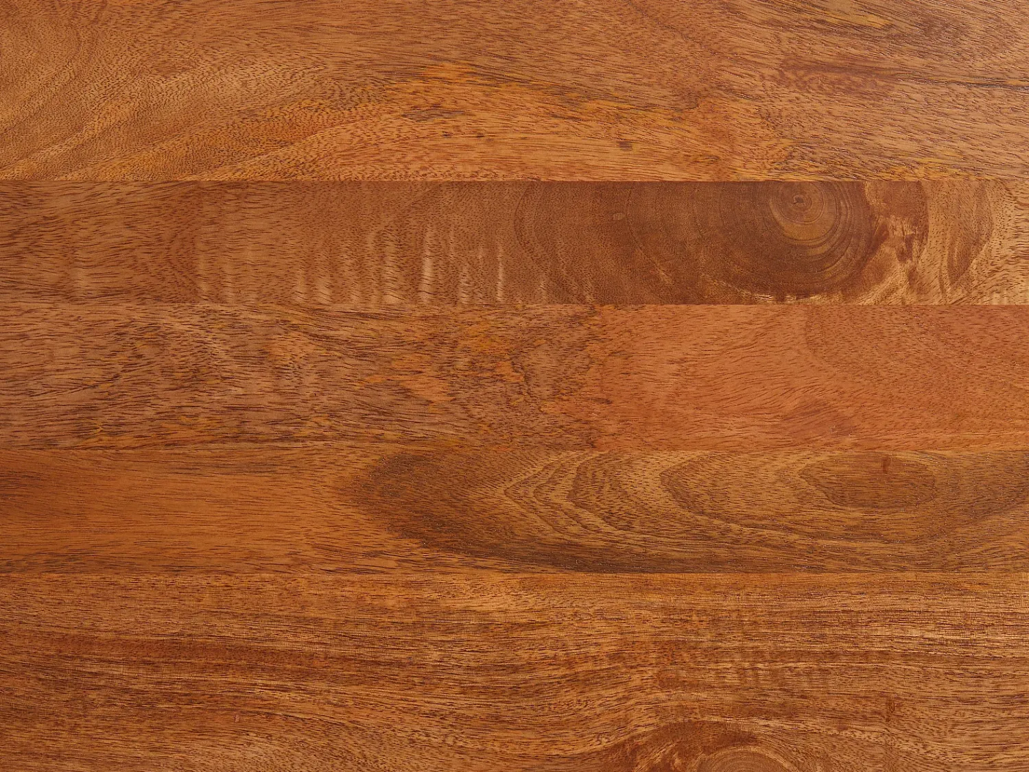 Sale Maison Céphy Móvel de TV com 3 portas em madeira de mangueira e metal preto, cor natural - MIZORAM Natural escuro / Natural claro