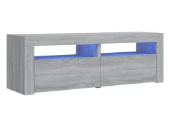 Online Móvel de TV com luzes LED 120x35x40 cm sonoma PT329470 Cinzento