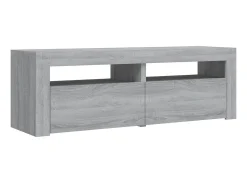Online Móvel de TV com luzes LED 120x35x40 cm sonoma PT329470 Cinzento