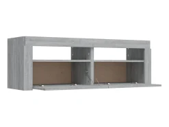 Online Móvel de TV com luzes LED 120x35x40 cm sonoma PT329470 Cinzento