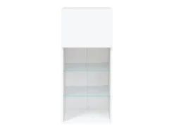 vidaxl Móvel de TV com luzes LED 40,5x30x90 cm Branco