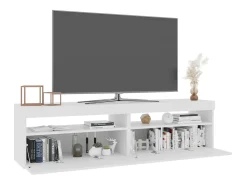 New Móvel de TV com luzes LED 2 pcs 75x35x40 cm PT233763 Branco