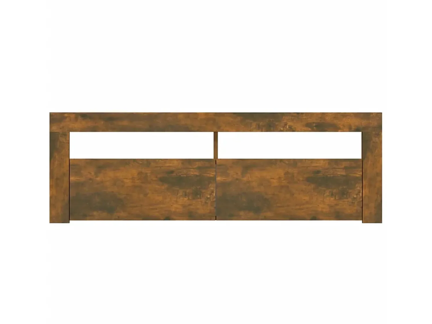 Móvel De Tv| Móvel de TV com luzes LED 120x35x40 cm carvalho fumado PT371756 Castanho