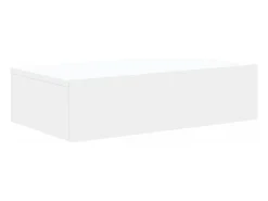 Móvel De Tv| Móvel de TV com luzes LED 60x35x15,5 cm PT528359 Branco