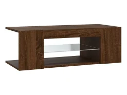 Móvel De Tv* Móvel de TV com luzes LED 90x39x30 cm cor carvalho PT420520 Castanho