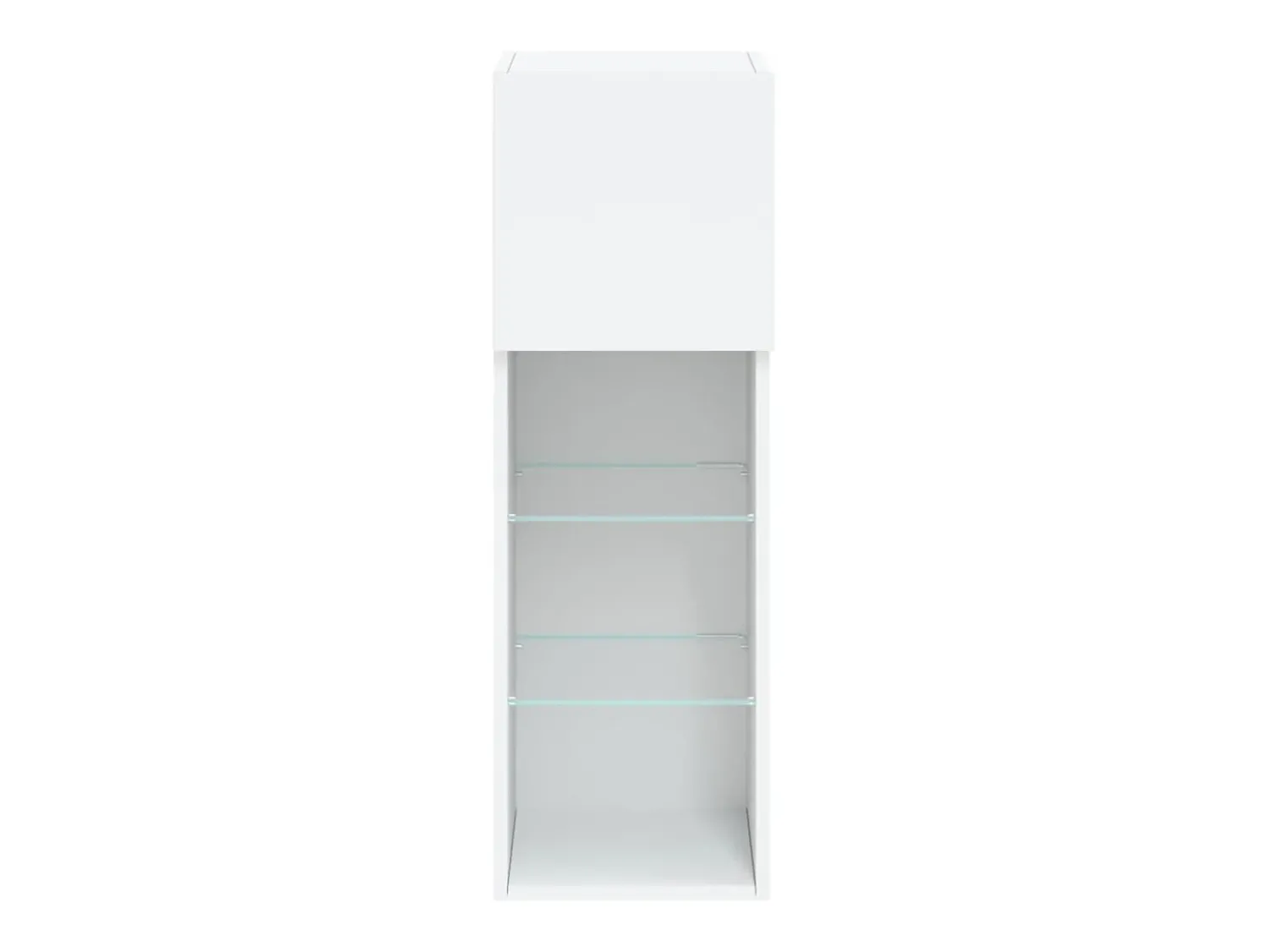 Clearance vidaxl Móvel de TV com luzes LED 30,5x30x90 cm Branco
