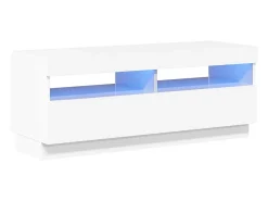 vidaxl Móvel de TV com luzes LED 100x35x40 cm brilhante^ Móvel De Tv