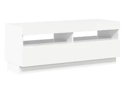 vidaxl Móvel de TV com luzes LED 100x35x40 cm brilhante^ Móvel De Tv