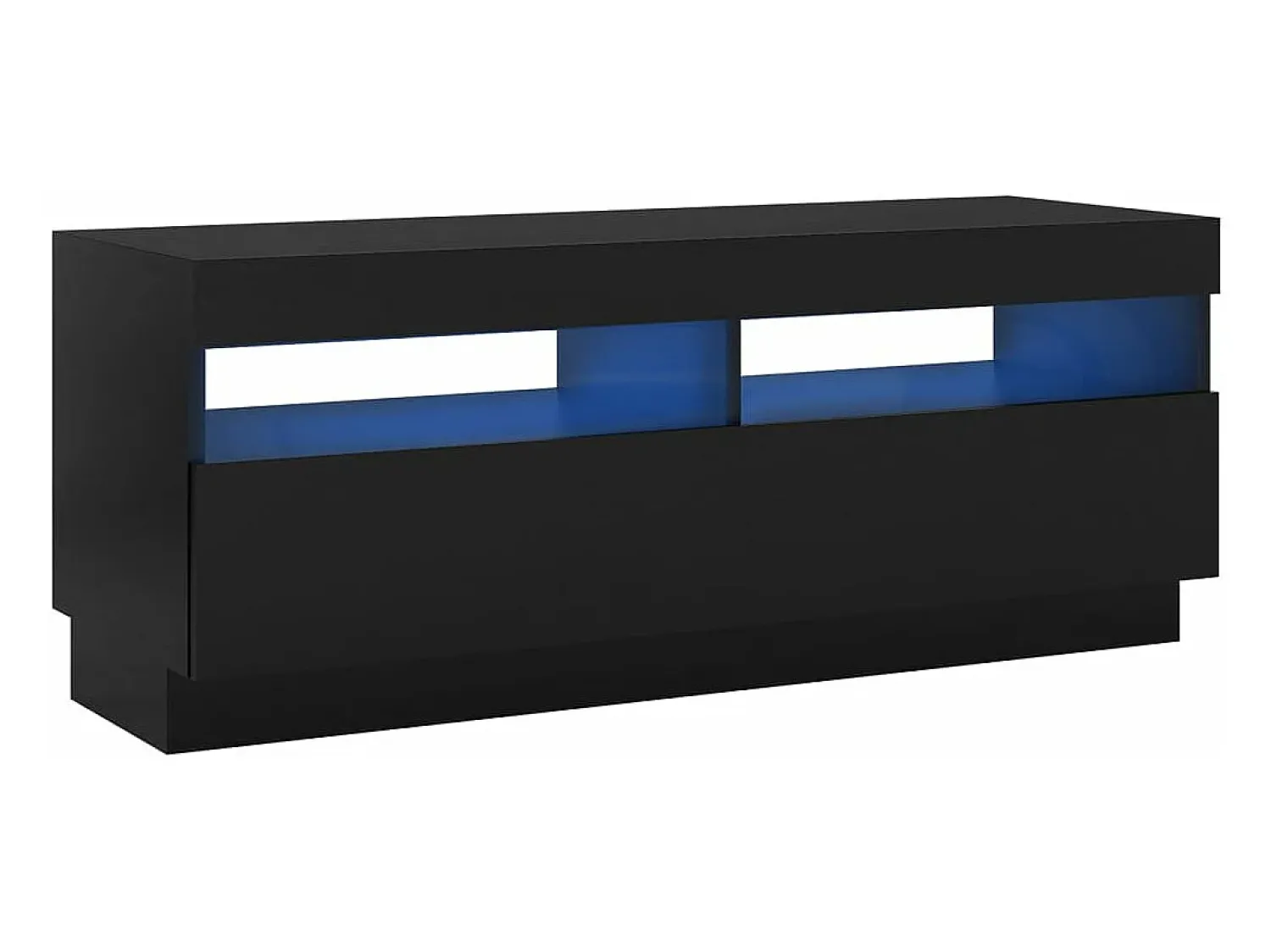 Móvel De Tv| Móvel de TV com luzes LED 100x35x40 cm PT493334 Preto