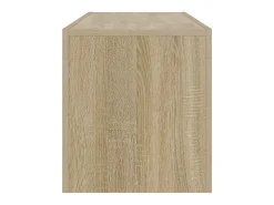 Móvel De Tv*vidaxl Móvel de TV com luzes LED 120x35x40 cm carvalho sonoma Castanho
