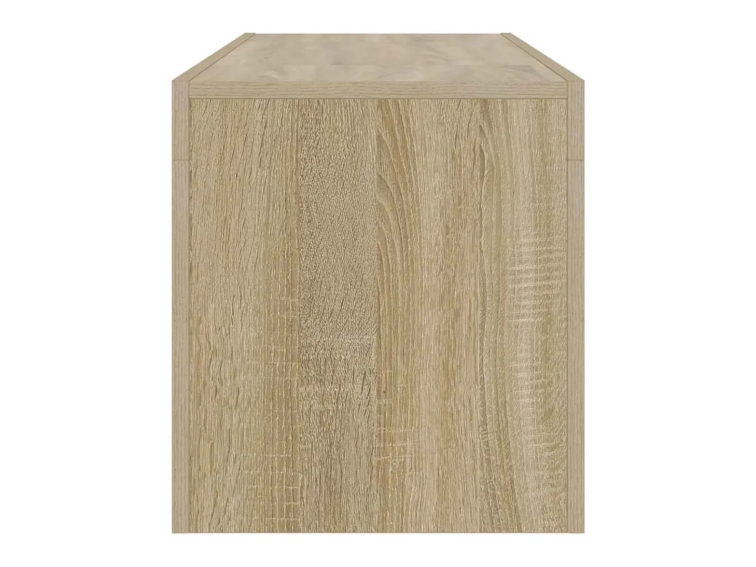 Móvel De Tv*vidaxl Móvel de TV com luzes LED 120x35x40 cm carvalho sonoma Castanho