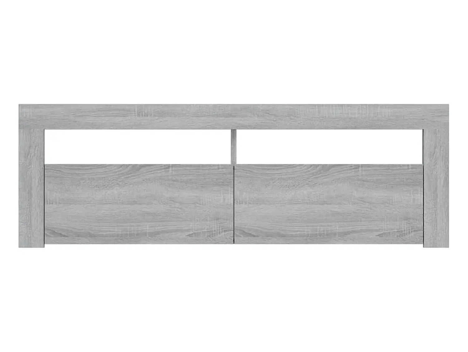 Móvel De Tv| Móvel de TV com luzes LED 120x35x40 cm sonoma PT711631 Cinzento