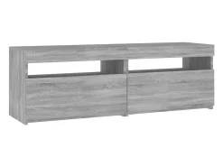 Móvel de TV com luzes LED 120x35x40 cm sonoma PT928914^ Móvel De Tv