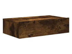 Móvel de TV com luzes LED 60x35x15,5 cm carvalho fumado PT964703^ Móvel De Tv