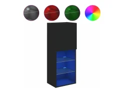 Móvel de TV com luzes LED 40,5x30x102 cm PT387934^ Móvel De Tv