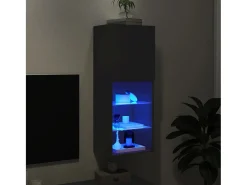 Móvel de TV com luzes LED 40,5x30x102 cm PT387934^ Móvel De Tv