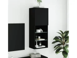 Móvel de TV com luzes LED 40,5x30x102 cm PT387934^ Móvel De Tv